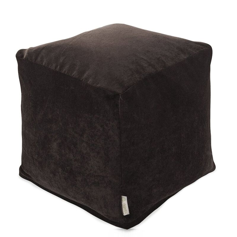 Majestic Home Goods Cube Pouf Villa Storm