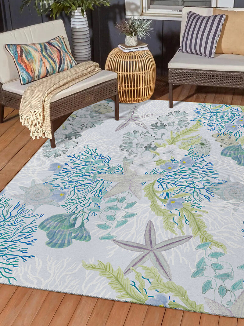 Seabreeze SZ1 Silver 10' x 14' Rug