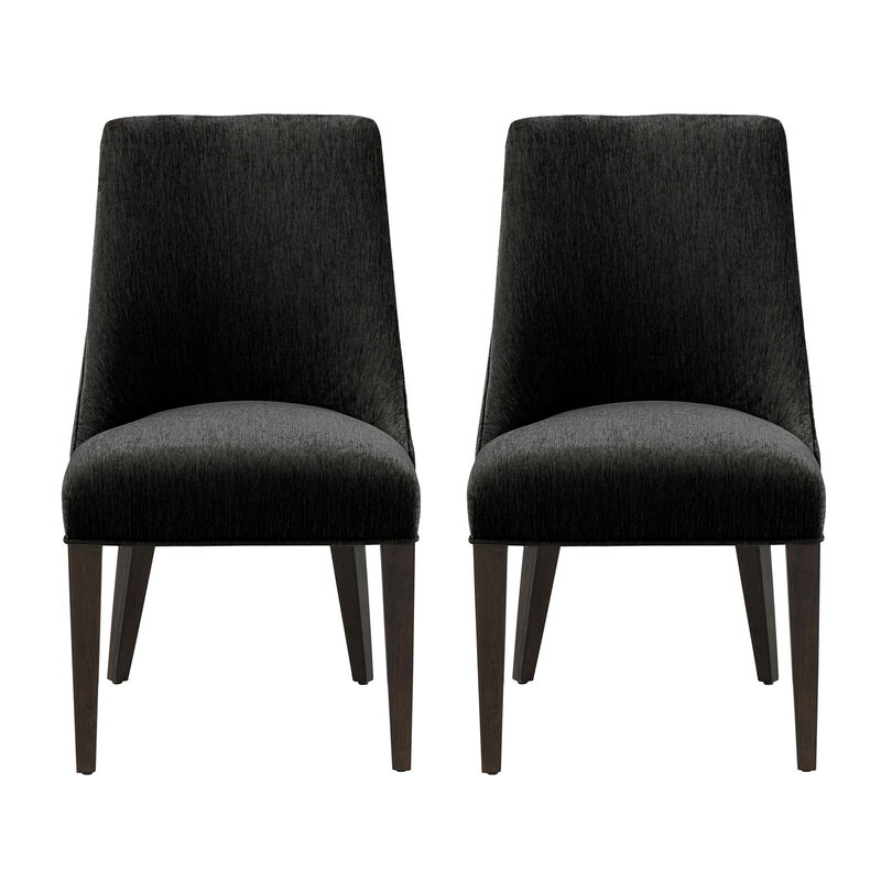 Beever Black Dining Chairs (Set of 2) image number 0