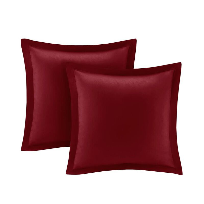 Belen Kox Red Embroidered Royale 24-Piece Microfiber Comforter Set, Belen Kox
