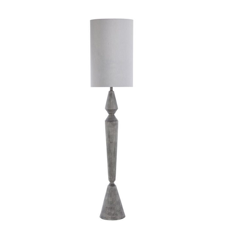 Bulwell Grey Floor Lamp