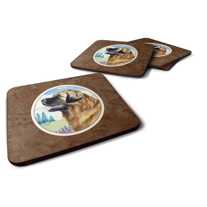 Caroline's Treasures 7056FC Leonberger Foam Coasters (Set of 4), 3.5, Multicolor