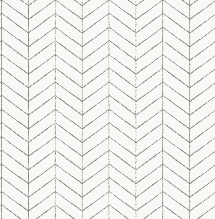 Bison Taupe Herringbone Wallpaper