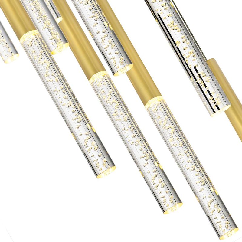 Dragonswatch Integrated LED Satin Gold Chandelier