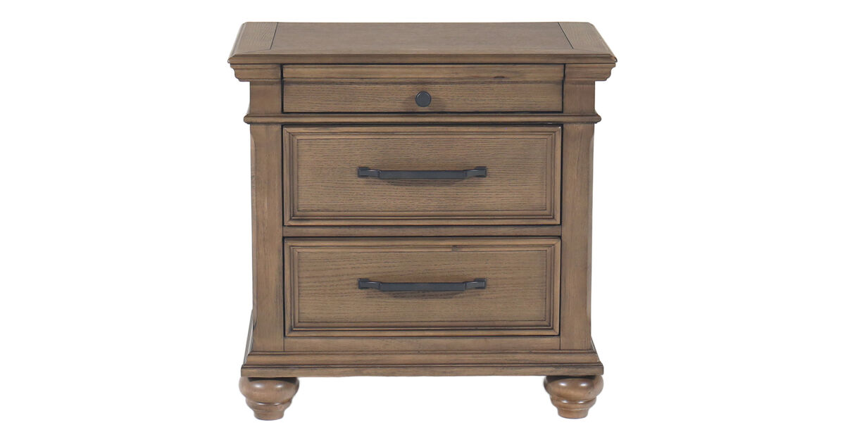 Waynely 3 Drawer Nightstand