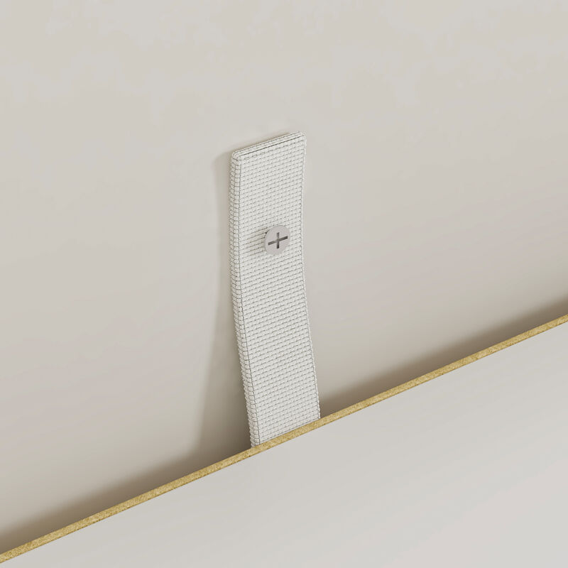 FUFU&GAGA White 8-Drawer Standard Dresser,(50.6" W x 16.2" D x 39.2" H),White