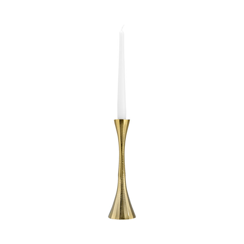 Etched Taper Candle Holder