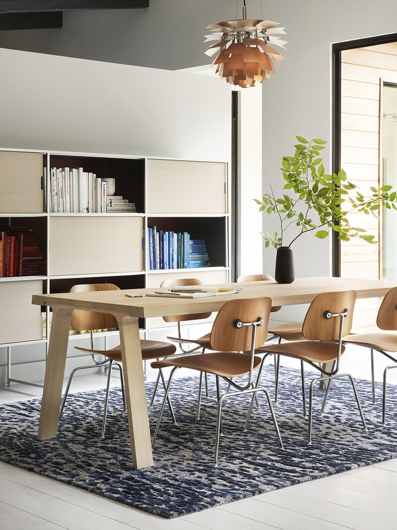 Juneau JY01 Steel/Blue 3'6" x 5'6" Rug