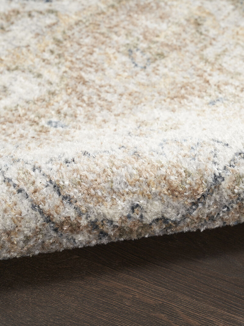 Astra Machine Washable ASW12 Beige 7'10" x Round Rug