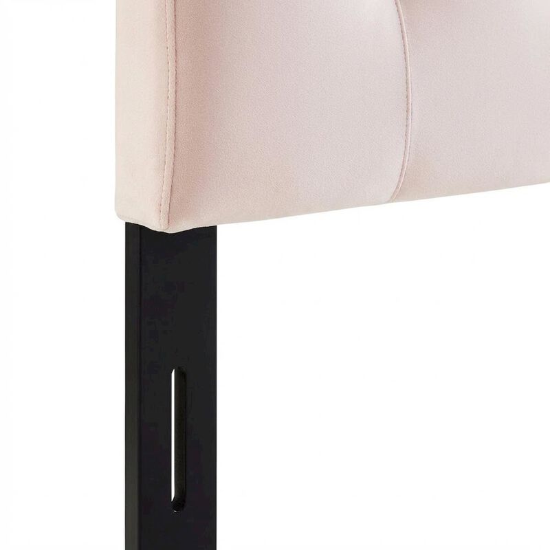 Biscuit Tufted Queen Headboard in Performance Velvet with Plush Design image number 5