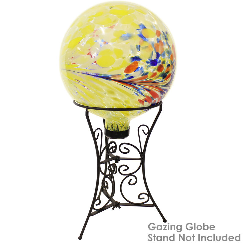 Sunnydaze Glass Gazing Globe- 10 in