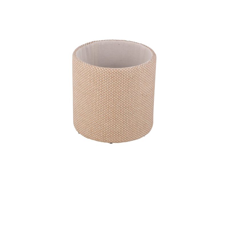 Carolina Chair & Table Handwoven Apollo Jute Check Storage Ottoman