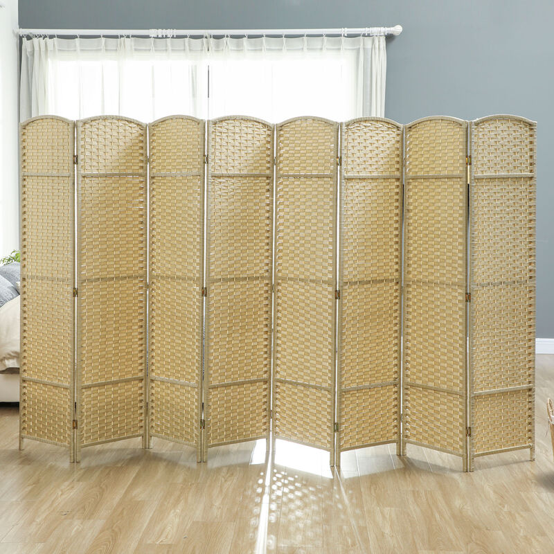 Hivvago Folding Room Partition with 8 Panels for Privacy image number 7