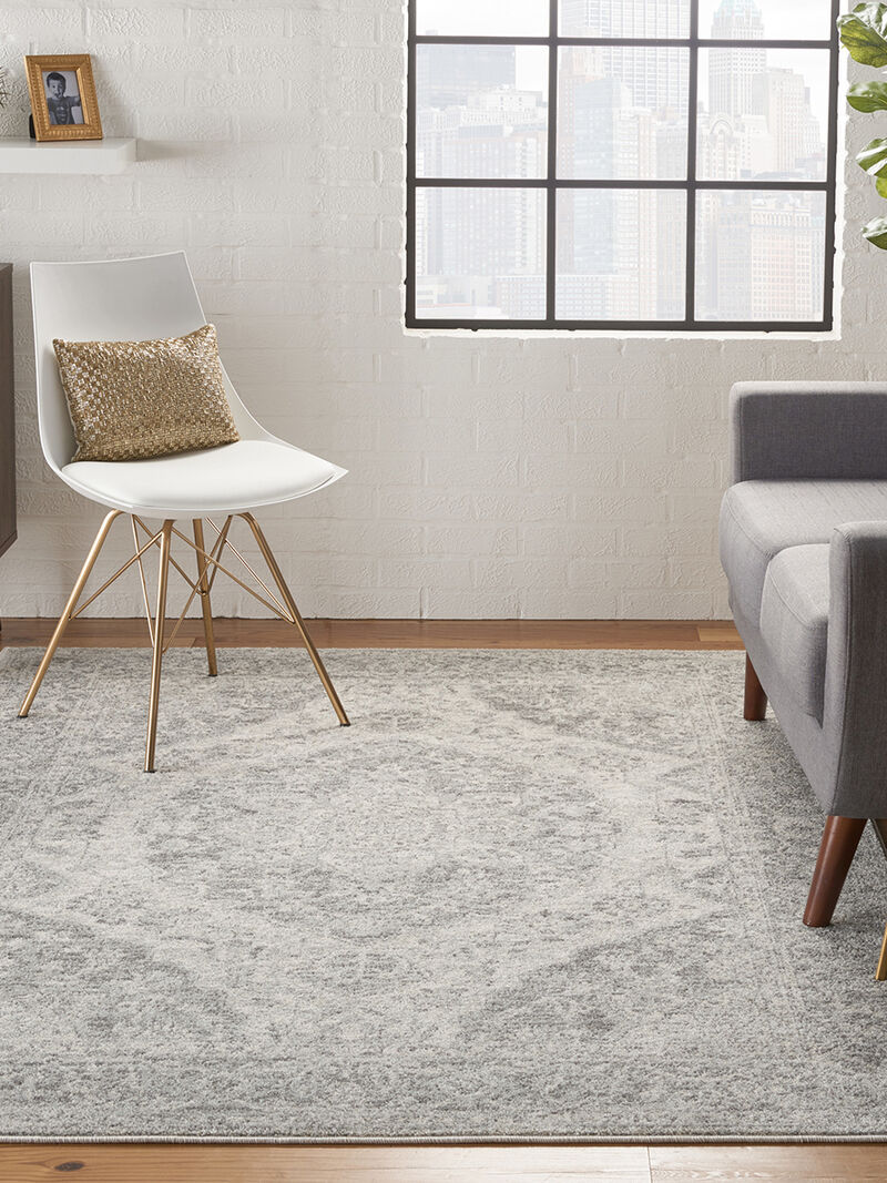 Tranquil TRA05 Ivory/Gray 4' x 6' Rug