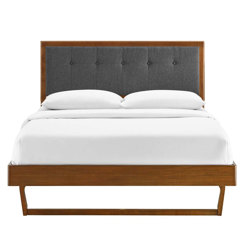 Modway - Willow Full Wood Platform Bed with Angular Frame image number 4