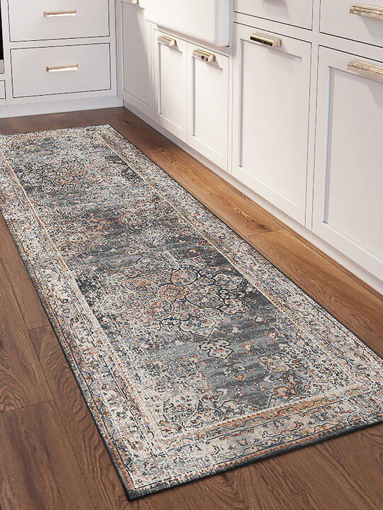 Jericho JC6 Charcoal 2'6" x 8' Rug