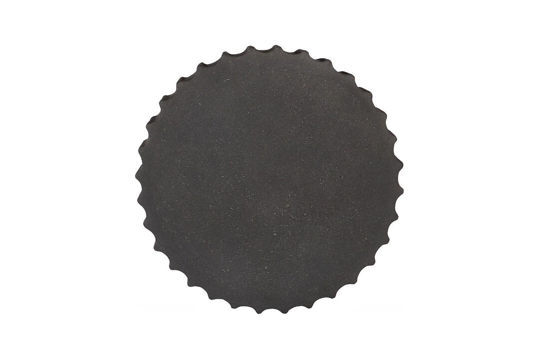 Vetra Charcoal Stone Side Table