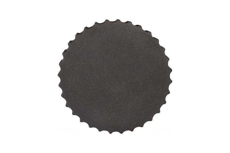 Vetra Charcoal Stone Side Table