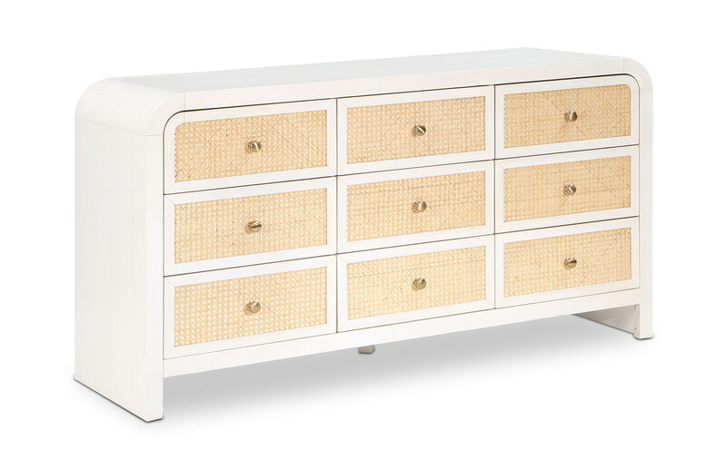 Meridian Furniture Siena White Dresser image number 0