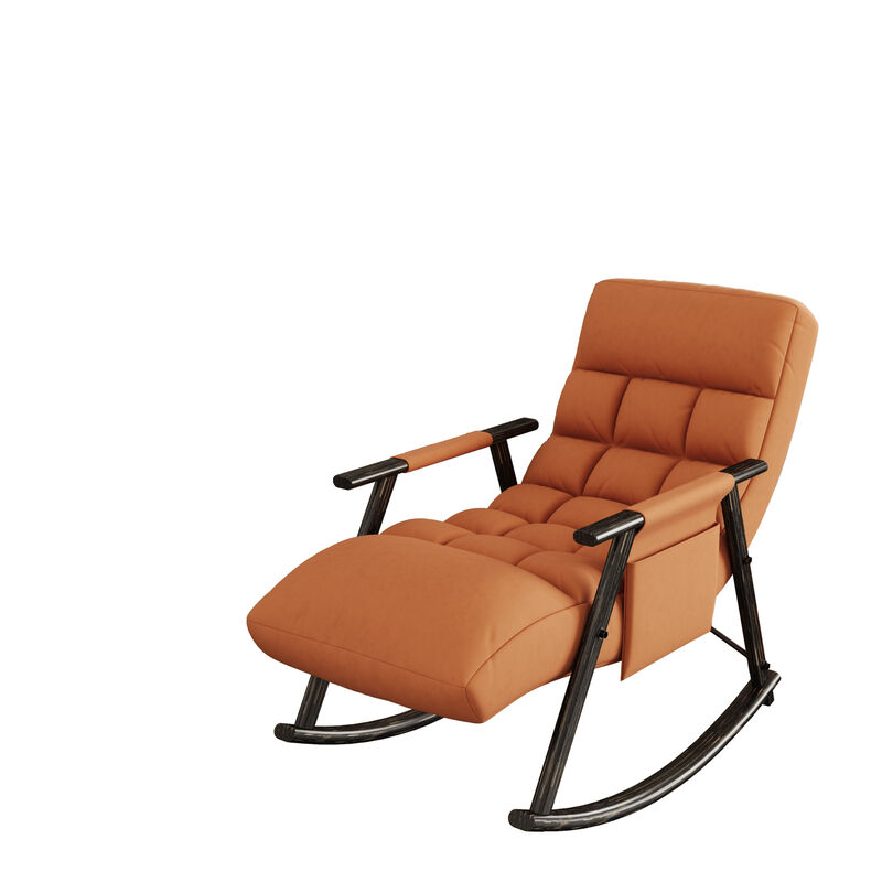 Adjustable High-Back Folding Rocking Chair image number 8
