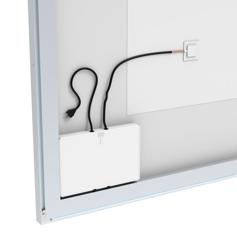ELEMENT ACE 32x40 Inch Wall Mounted LED Bathroom Vanity Mirror with Adjustable Lighting Anti-Fog Touch Control Memory Function Smart Large Bathroom Mirror image number 5
