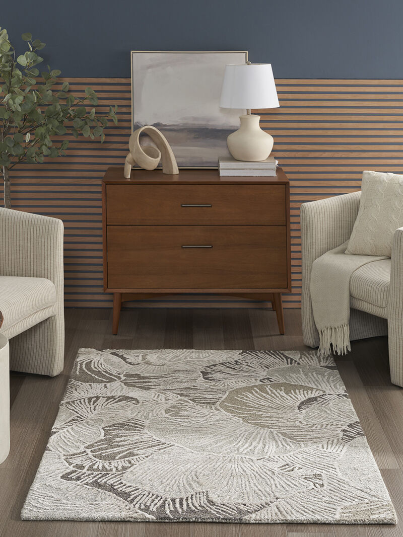 Avra AVR01 Gray 3'9" x 5'9" Rug