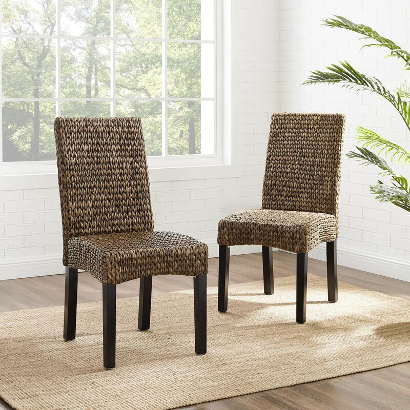 Crosley Furniture Edgewater 2-Piece Dining Chair Set