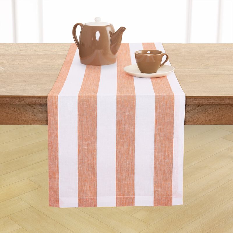 Linen Table Runner - Cabana Stripe image number 0