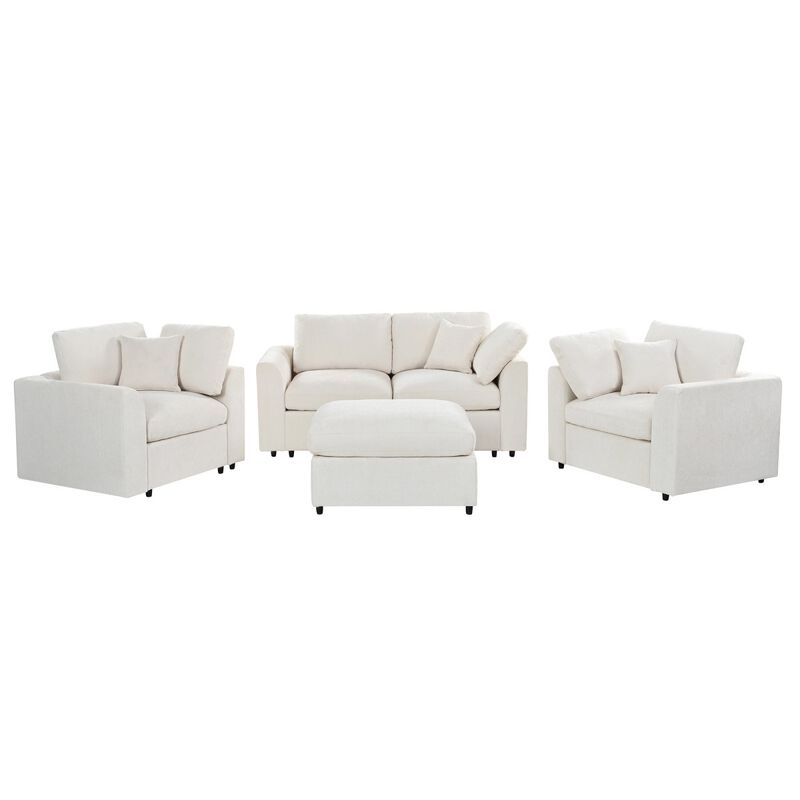 Hubsam U-Style 4-Piece Sofa Set image number 0