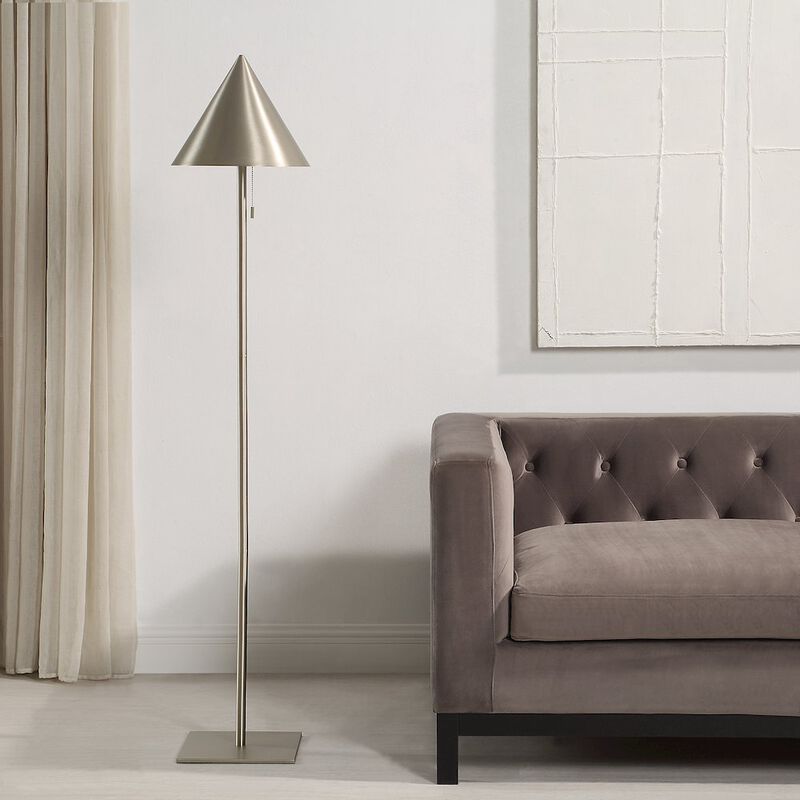 Renwil Kos Floor Lamp In Yellow Color