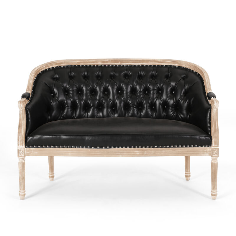 Damtib PU Loveseat Sofa image number 0