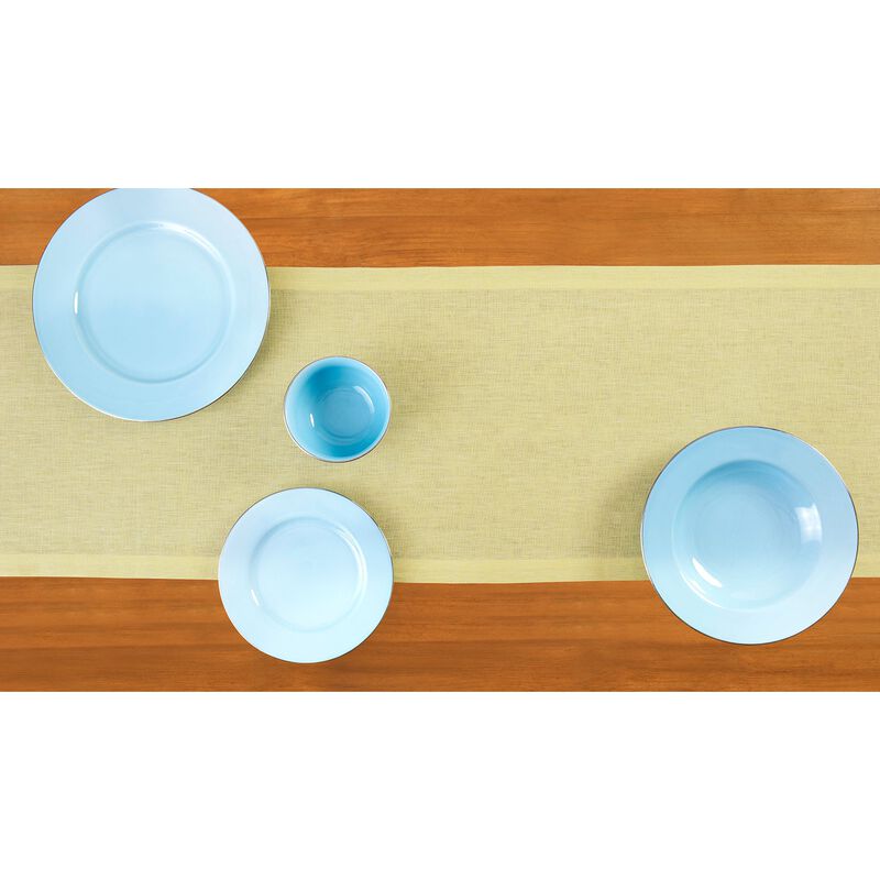 Solino Home Athena 100% Linen Table Runner &ndash; Handcrafted, Machine Washable, Perfect for Holiday and Everyday Dining