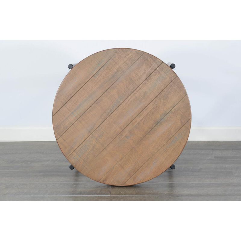 Sunny Designs Round 28 Distressed End Table