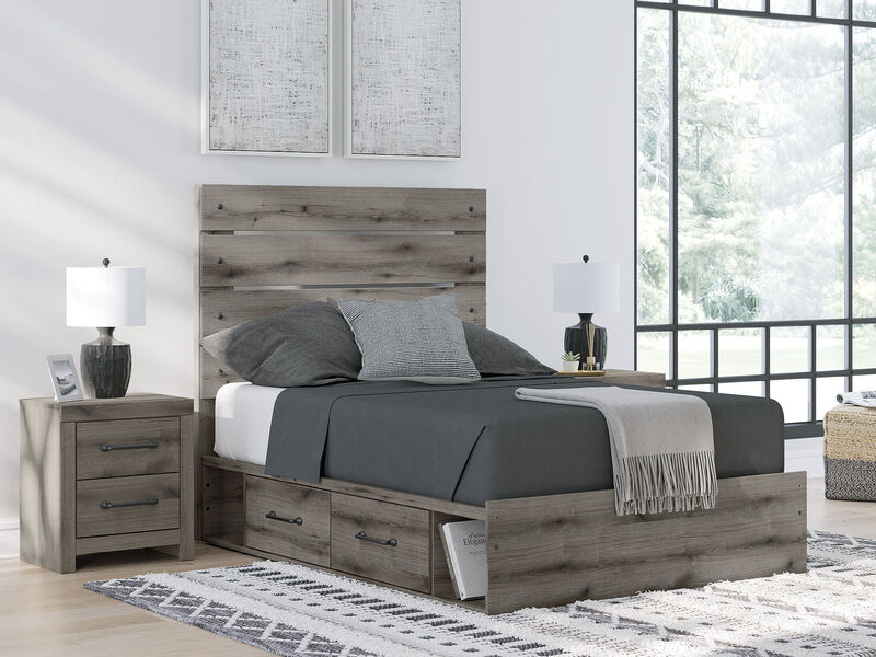 Urbanoore Full Panel Storage Bed