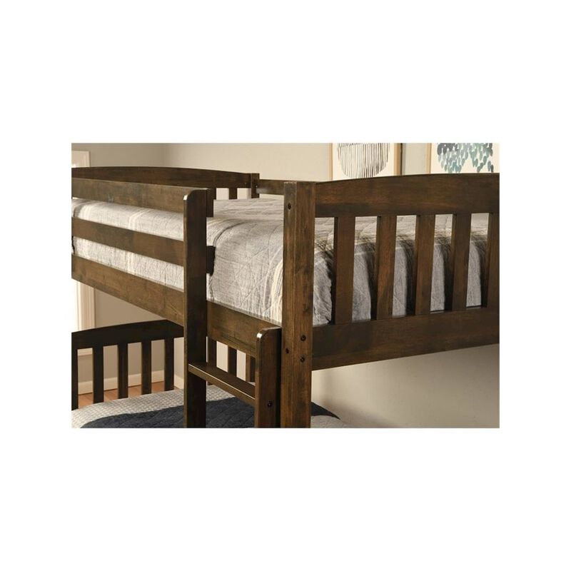 Claire Twin Wood Bunk Bed with Storage - Mattresses Not Included image number 5