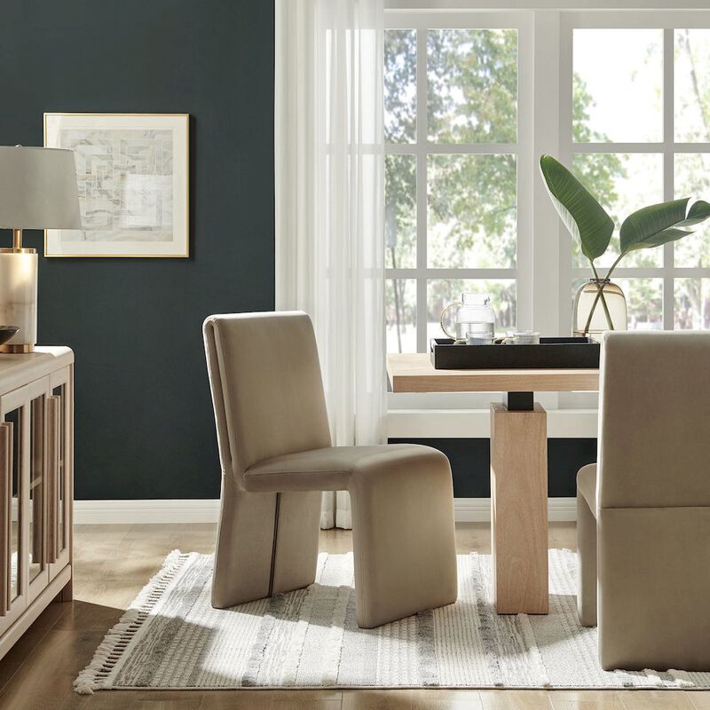 Emory Upholstered Performance Velvet Dining Side Chair image number 7