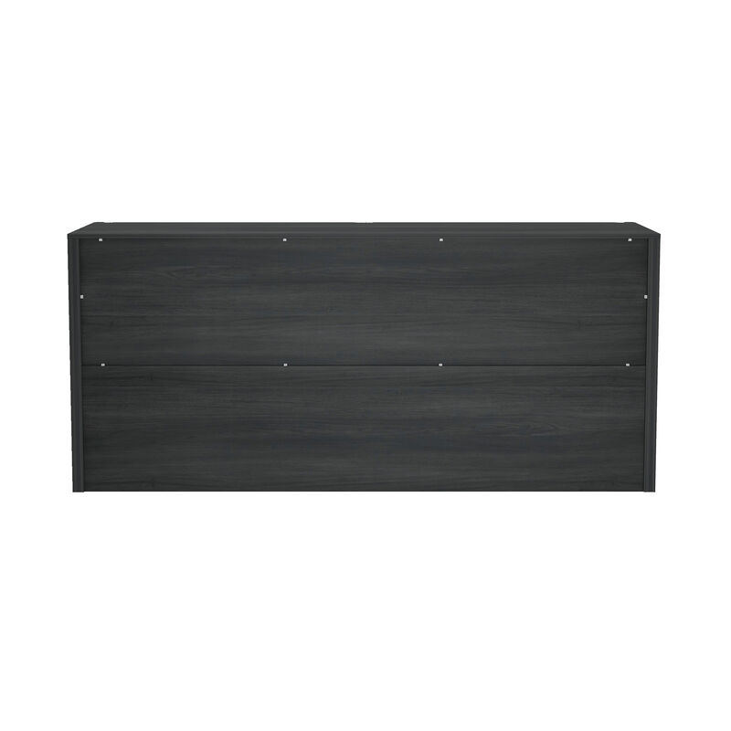 Linda Grey 2-Piece Double Wide Dresser and Nightstand