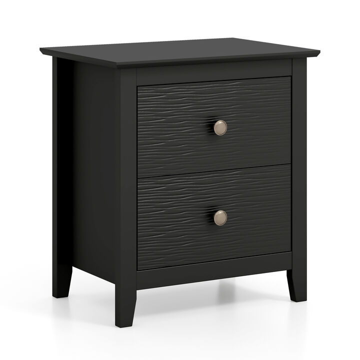 Minimalist Nightstand with 2 Drawers – Ideal for Compact Bedrooms