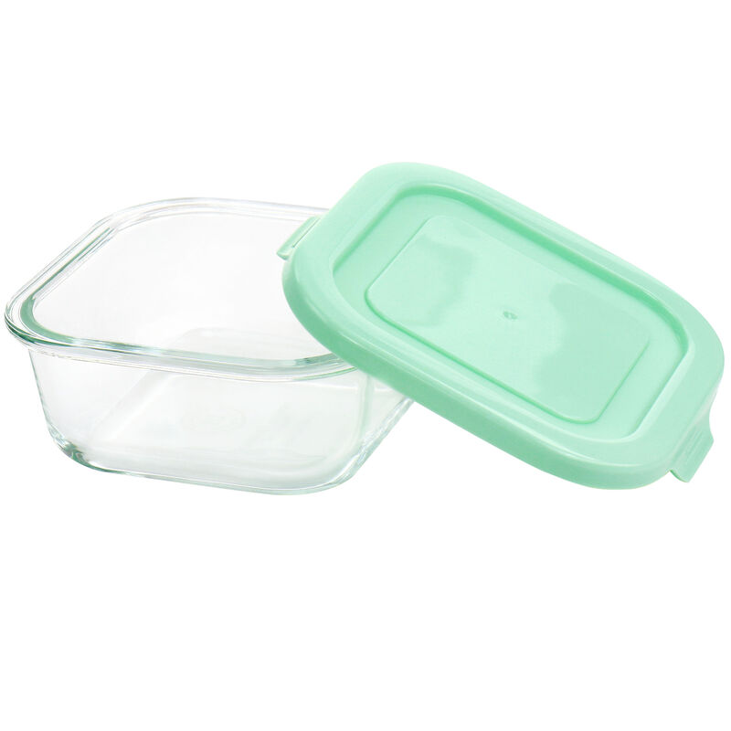 Martha Stewart 6 Piece Glass Storage Containers with Lids in Mint image number 5