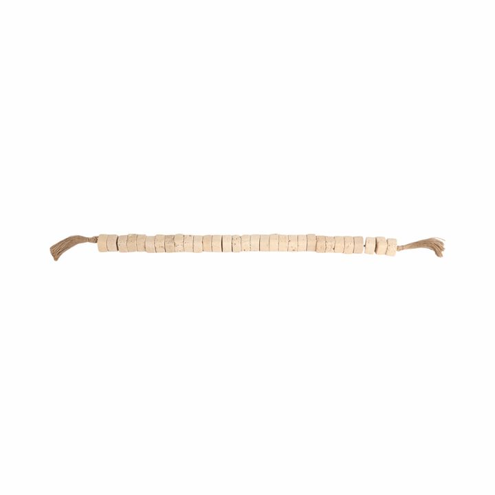 26" Travertine Beaded Garland