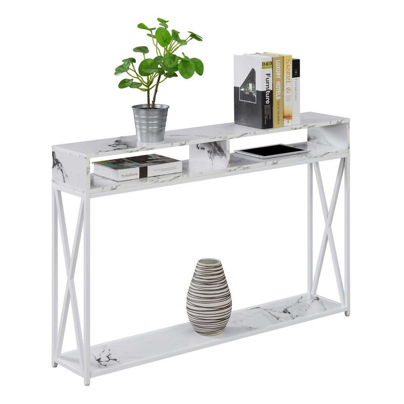 Convenience Concepts Tucson Deluxe Console Table with Shelf, R4-0545