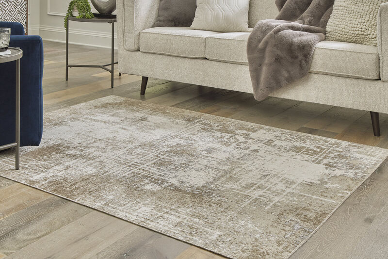 Grifflain 5'1"x7' Washable Rug image number 1