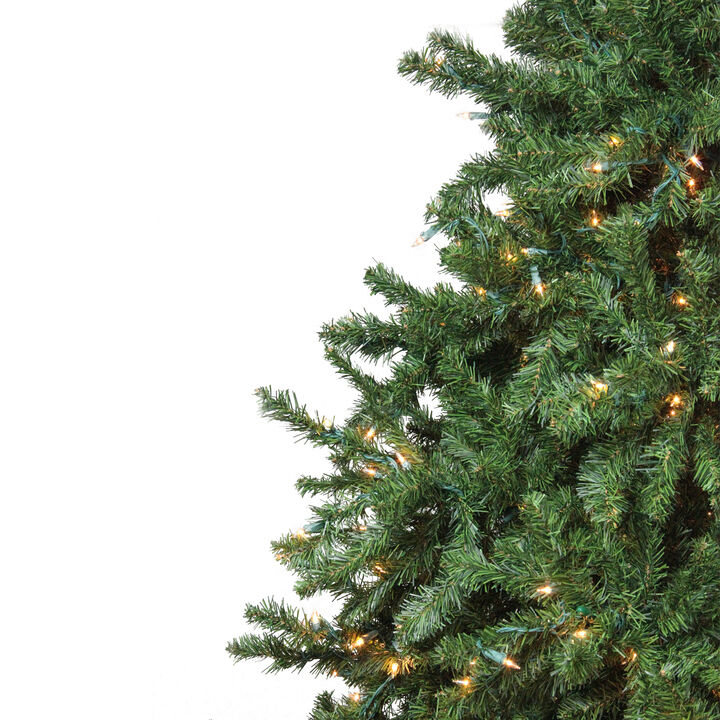 15' Pre-Lit Canadian Pine Commercial Artificial Christmas Tree - Warm White Lights