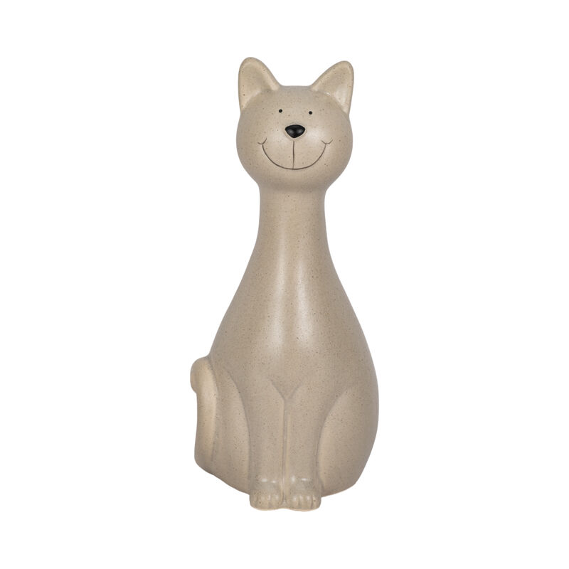 Skinny Sitting Kitty Figure