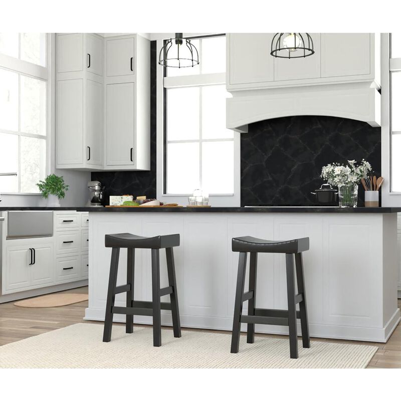 Carolina Living Colborn 30 Barstool - Antique Black