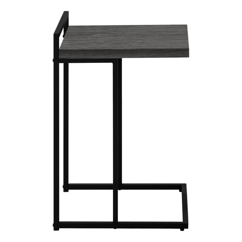 Accent Table, C-shaped, End, Side, Snack, Living Room, Bedroom