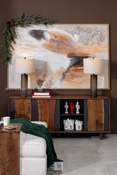 Blush Framed Canvas Art