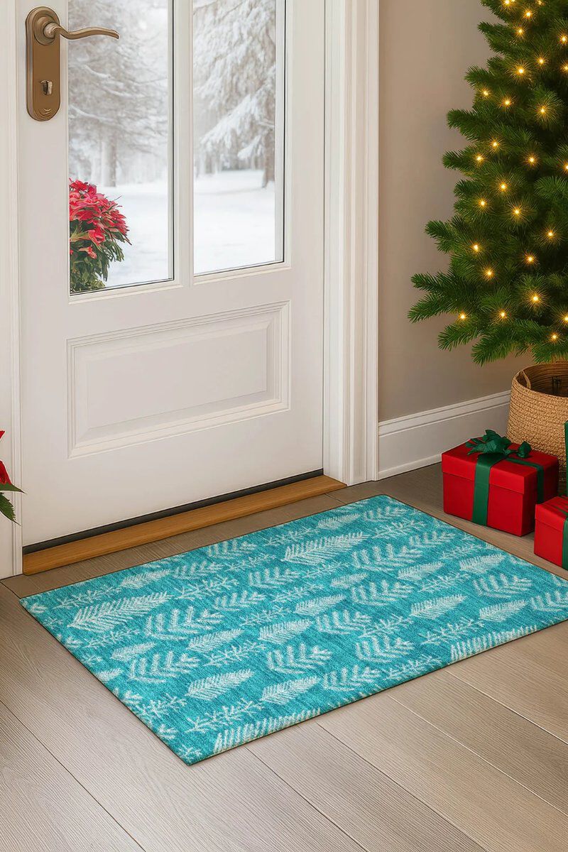 Merry & Bright MY21 Teal 30" x 46" Rug image number 1