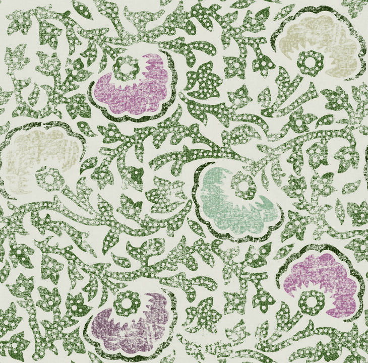 Fontaine Multicolor Wallpaper