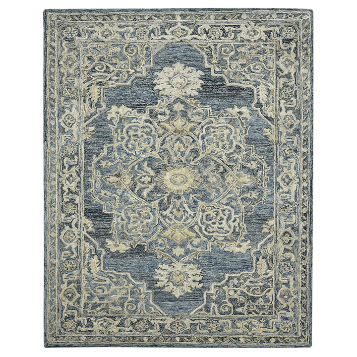 HomeRoots Oriental Hand Woven Area Rug With Fringe